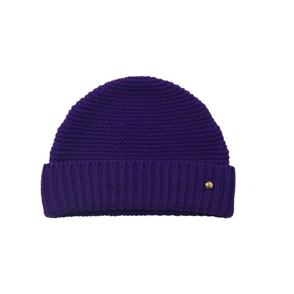 Louis Vuitton Constance Knit Bonnet in Purple Wool - Picture 2 of 8